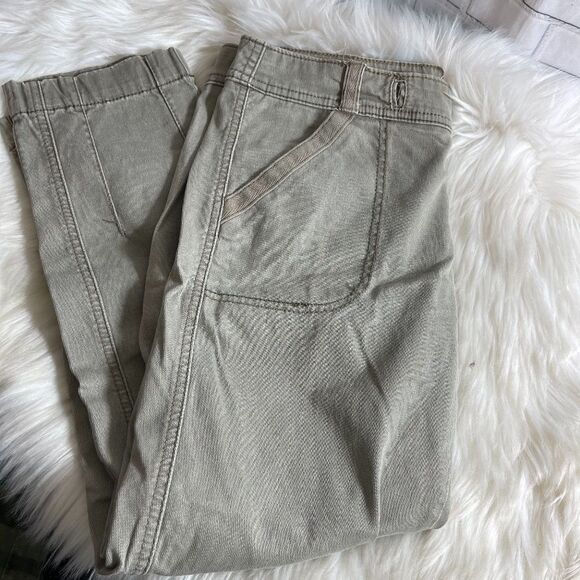 Anthropologie Hei Hei Khaki Tan Utility Pants Sz 2 - Picture 1 of 5